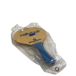 Vtg RallyBall Beach Wooden Paddles by SportCraft Model Taiwan Package
